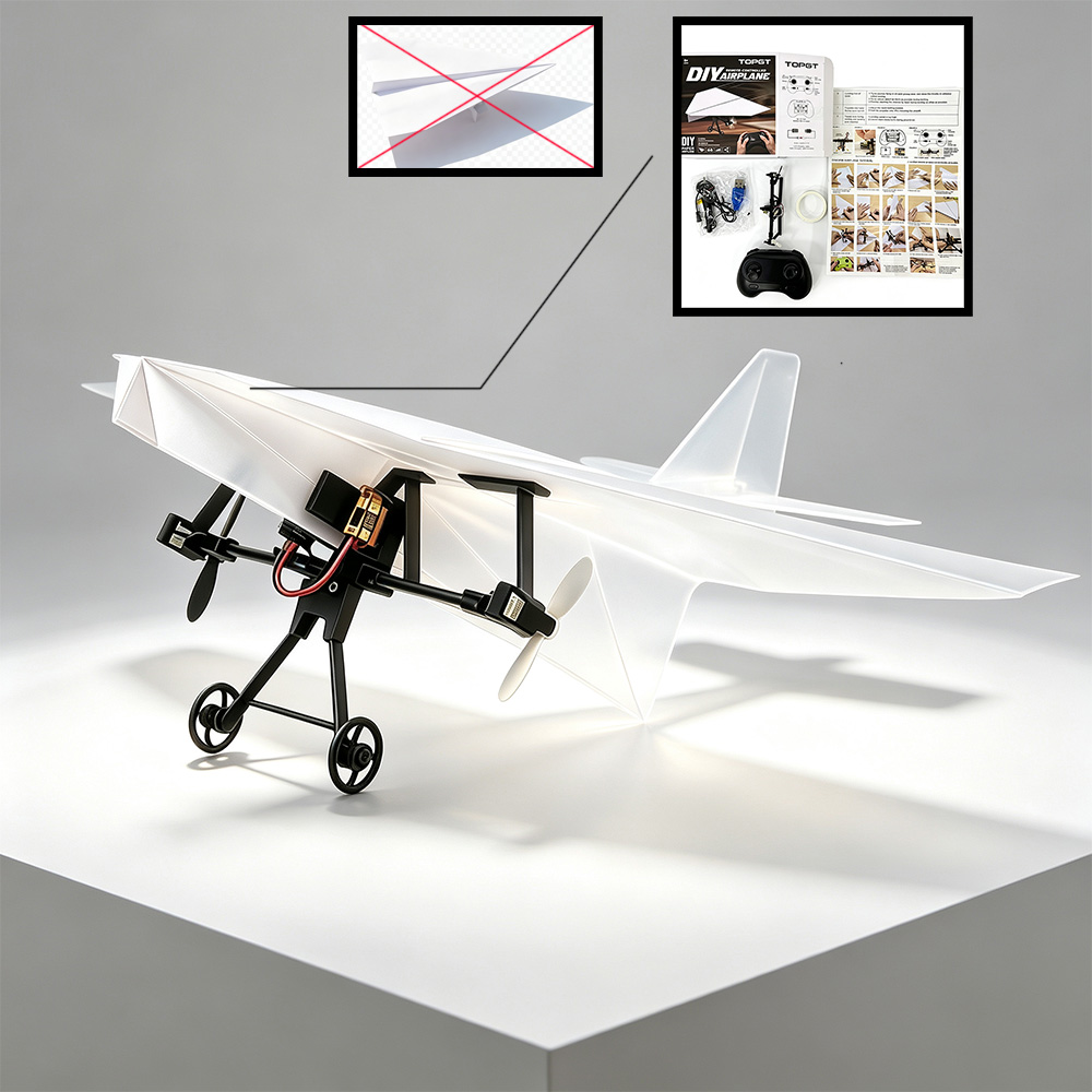 Elektryczny papierowy samolot  – Rc Planes Horizon Hobby recenzja i cena