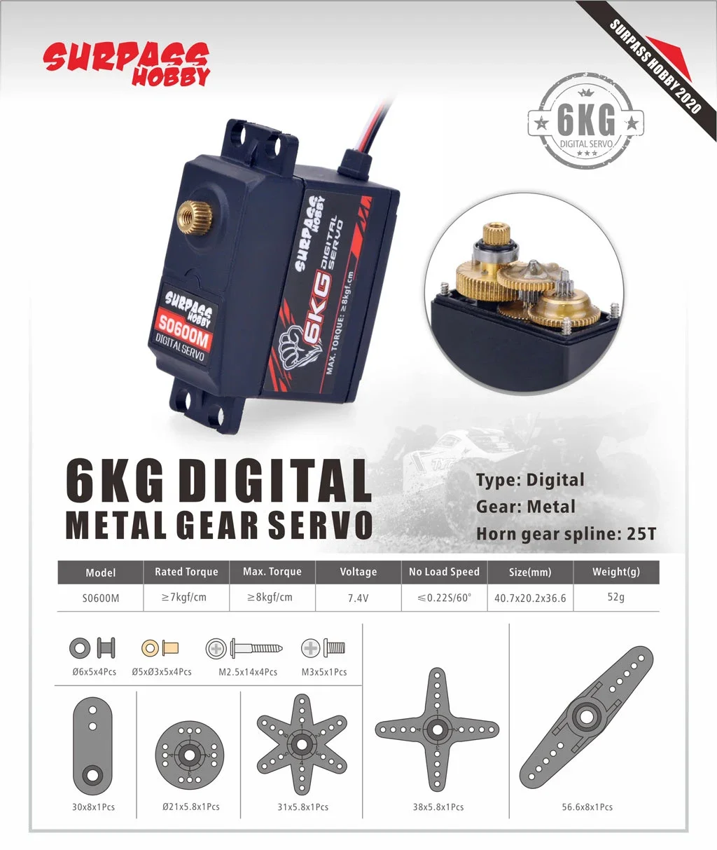 Surpass Hobby 6KG Wodoodporny  – Rc Hobby Online recenzja i cena